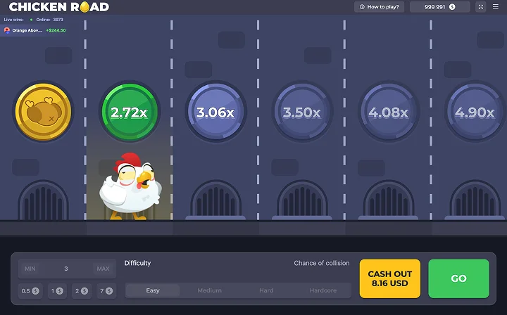 Chicken Road геймплей